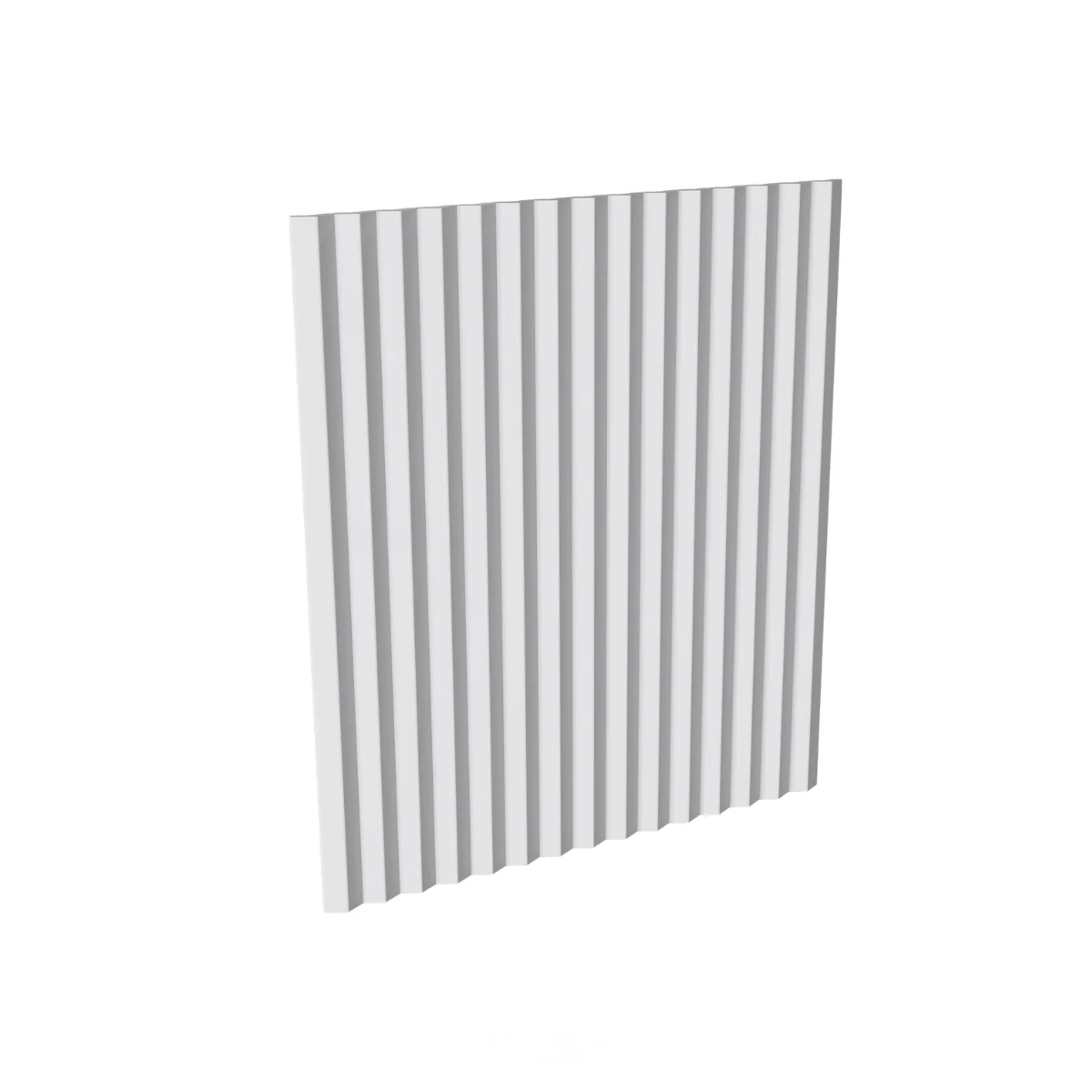 Referência de painel branco com relevos geométricos